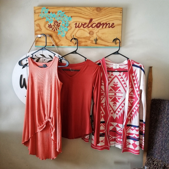 Hippie Rose Tops - BUNDLE!! Coral Fashion Tops